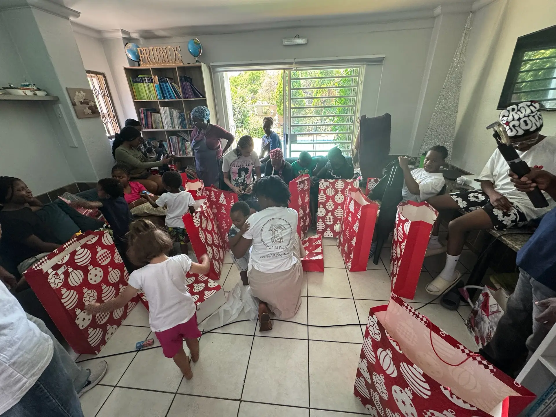 The Christmas at Lighthouse Baby Shelter mission in Randburg, South Africa