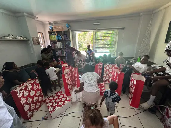 Christmas at Lighthouse Baby Shelter mission photo 4